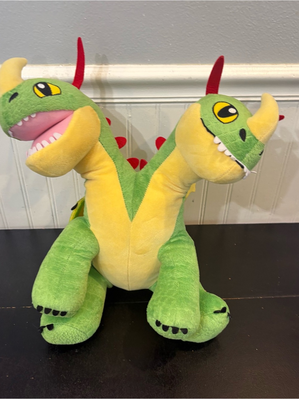 Build A Bear How To Train Your Dragon Barf & Belch Plush 16" Two Headed HTTYD